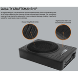 Recoil Underseat Car Subwoofers RECOIL SUB-US10 10" (250mm) 300W Slim Amplified Underseat Subwoofer