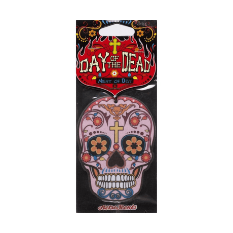 Retroscents Air Fresheners Retroscents Day of the Dead - Night of Day  Pink Skull Air Freshener