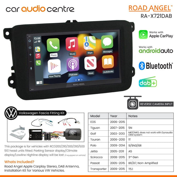 Road Angel RA-X721DAB Car Stereo With Apple Car Play and Android Auto – Car  Audio Centre