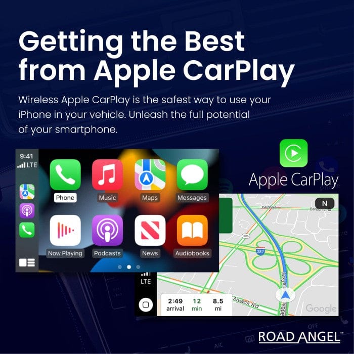 Road Angel RACP2 Apple Wireless Car Play Adapter Car Audio Centre