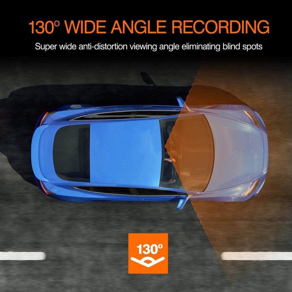 Road Angel Road Safety Road Angel Halo Go Dash Cam, 1080p 130° Camera with Super Night View, Built-In Wi-Fi, Winter Mode