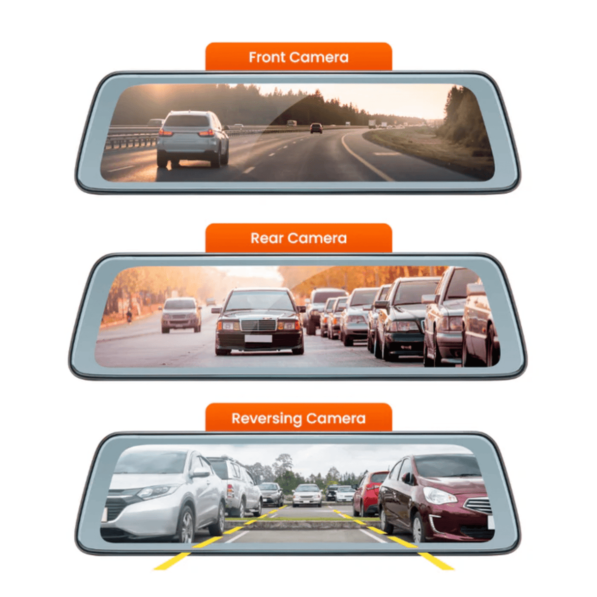 Road Angel Road Angel Halo View 2 (USB-C RA7300C) Mirror Cam