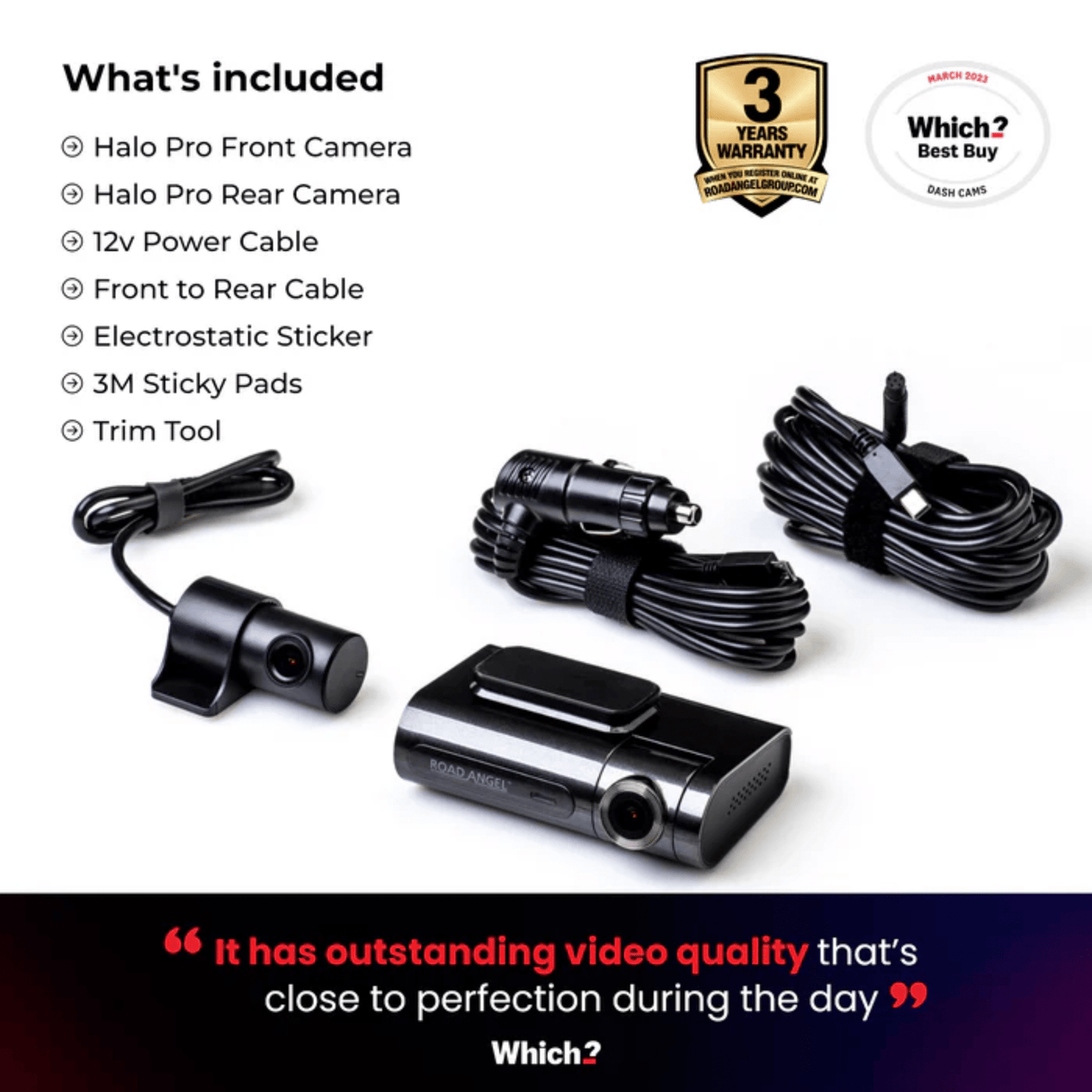 Road Angel ROAD ANGEL HALO PRO DASH CAM