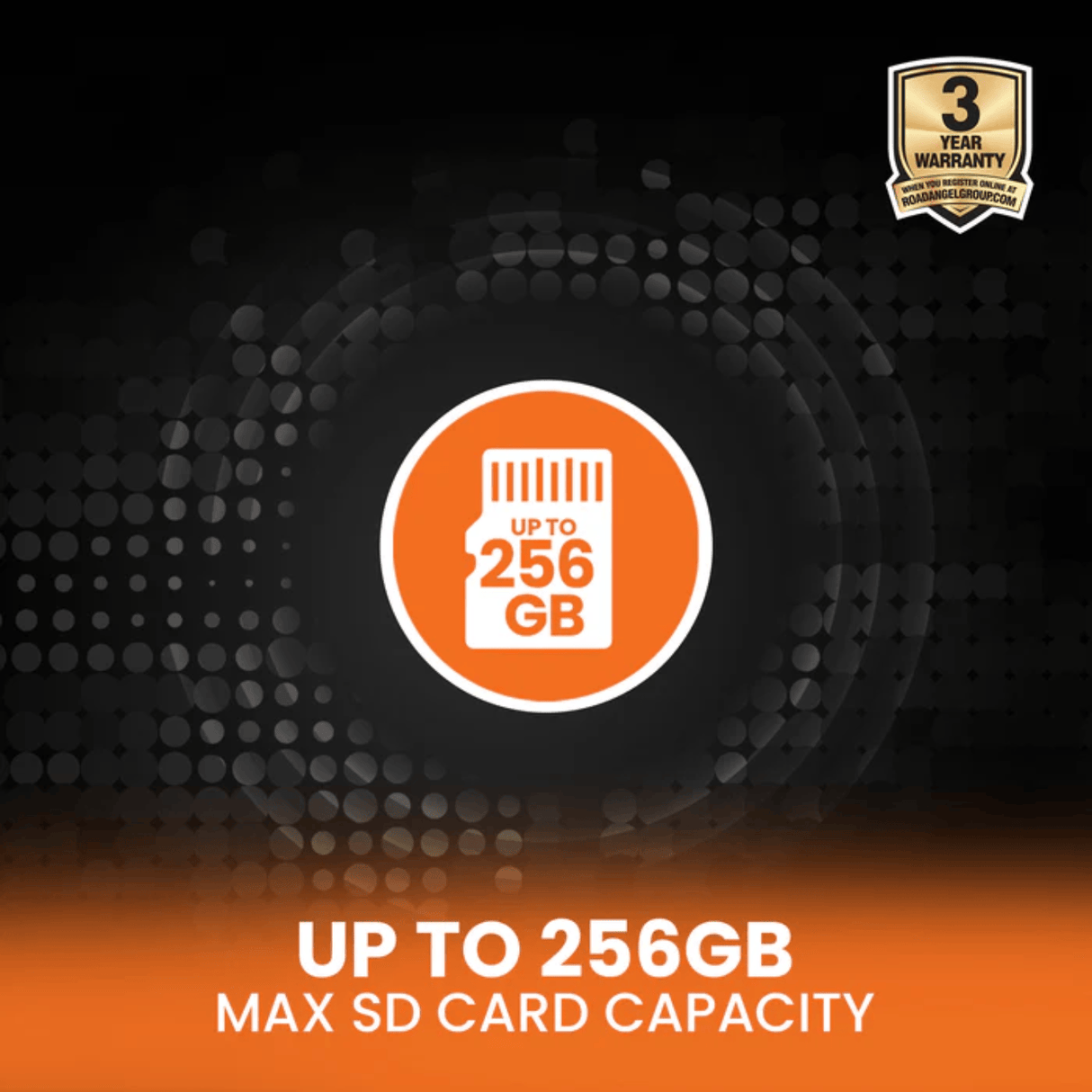 Road Angel Dash Cams Halo Guardian 2K+ Dual Dash Cam with 3.2" Screen, Parking Mode & Quick Release Mounting