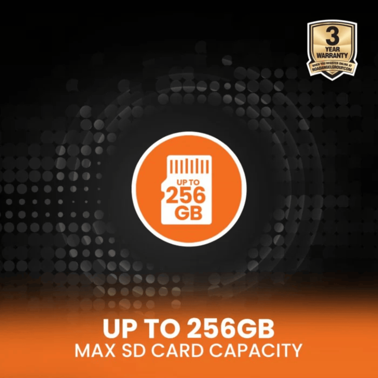 Road Angel Dash Cams Road Angel Halo Edge 4K Single Dash Cam with Parking Mode & Quick Release Mounting