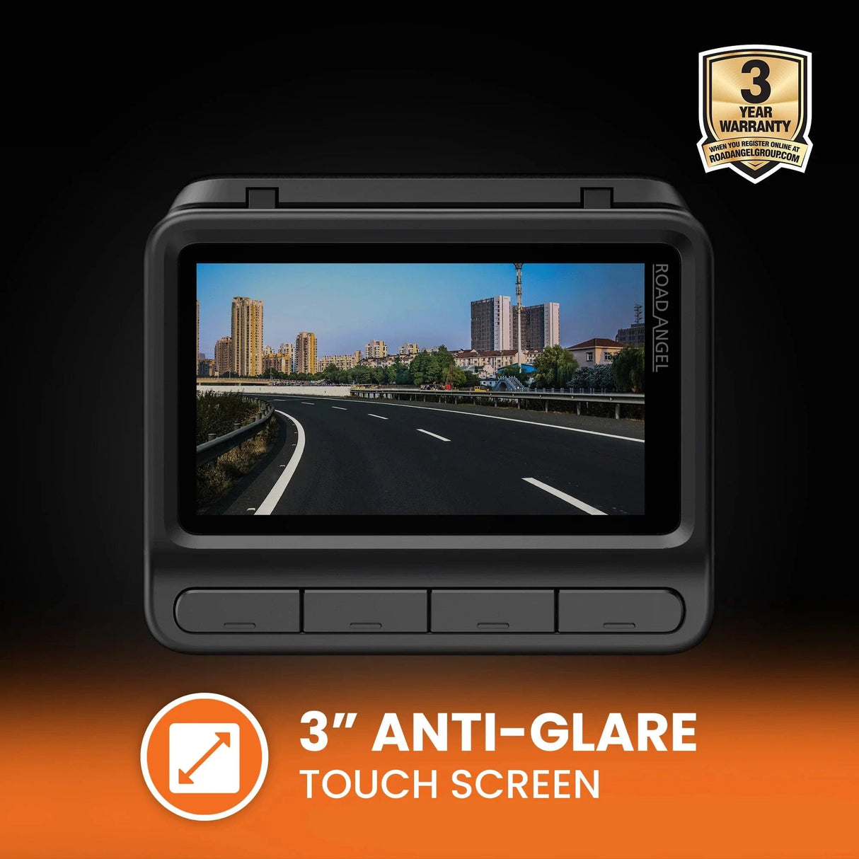 Road Angel Dash Cams Road Angel Halo Elite 4K (2160p) & 1K (1080p) Dual Dash Cam With Sony Starvis 2