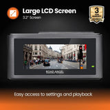 Road Angel Dash Cams Road Angel Halo Play 4K Dual Dash Cam with 3.2" Screen, Parking Mode & Quick Release mounting