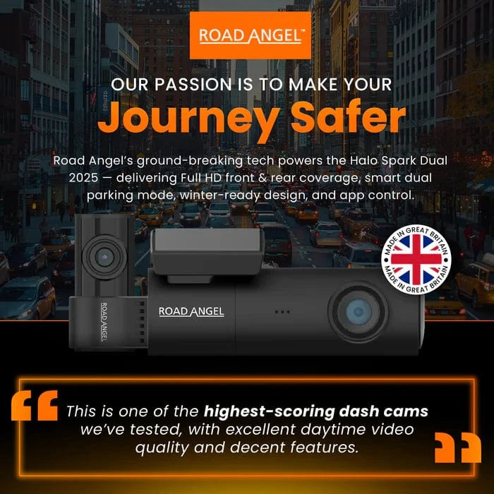 Road Angel Road Safety Road Angel Halo Spark - Dual Dash Camera