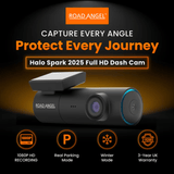 Road Angel Dash Cams Road Angel Halo Spark Full HD 1080p Single Dash Cam with Parking Mode & Winter Mode