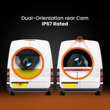 Road Angel Dash Cams Road Angel Halo View 3 4K – 2160p & 1080p Front & Rear Anti-Glare Mirror Dash Cam with integrated 10 inch LCD touchscreen & Reverse Parking Aid