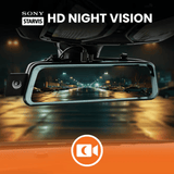 Road Angel Dash Cams Road Angel Halo Vision 3 – 4K 2160p & 1080p Front & Rear Anti-Glare Mirror Dash Cam