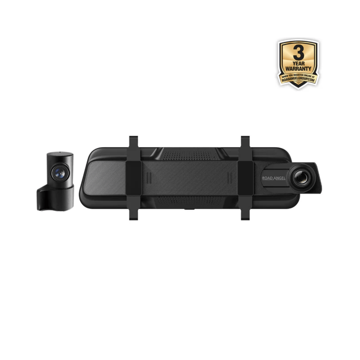 Road Angel Dash Cams Road Angel Halo Vision 3 – 4K 2160p & 1080p Front & Rear Anti-Glare Mirror Dash Cam