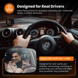Road Angel Fitting Accessories Road Angel HWK5VC-OBD Road Angel Halo Dash Cam 5V 2-in-1 Hardwire Kit- USB Type-C, Fuse Taps & OBD 2