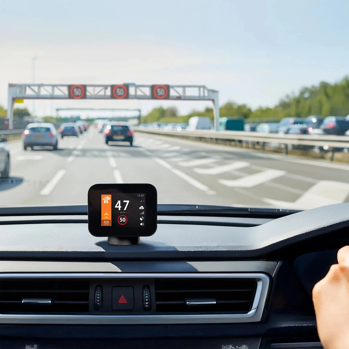 Road Angel Speed Camera Detectors Road Angel Pure Sync - Smart Road Safety & Speed Awareness Assistant with Camera Alerts