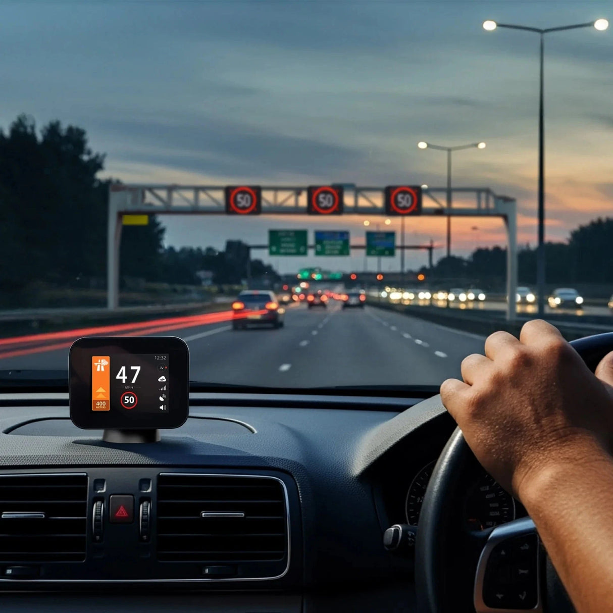 Road Angel Speed Camera Detectors Road Angel Pure Sync - Smart Road Safety & Speed Awareness Assistant with Camera Alerts