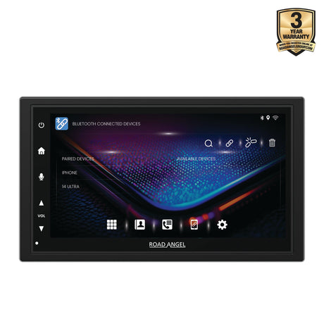 Road Angel Car Stereos Road Angel RA-X622BT - Car Stereo With 7" Touch Screen Display, Bluetooth, Wireless Android Auto & Apple Car Play