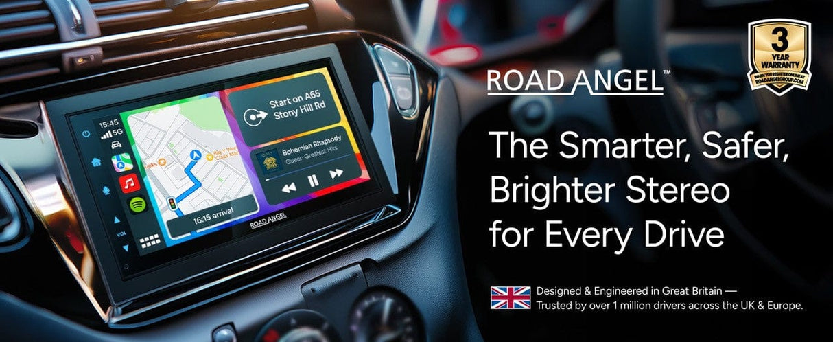 Road Angel Car Stereos Road Angel RA-X622BT - Car Stereo With 7" Touch Screen Display, Bluetooth, Wireless Android Auto & Apple Car Play