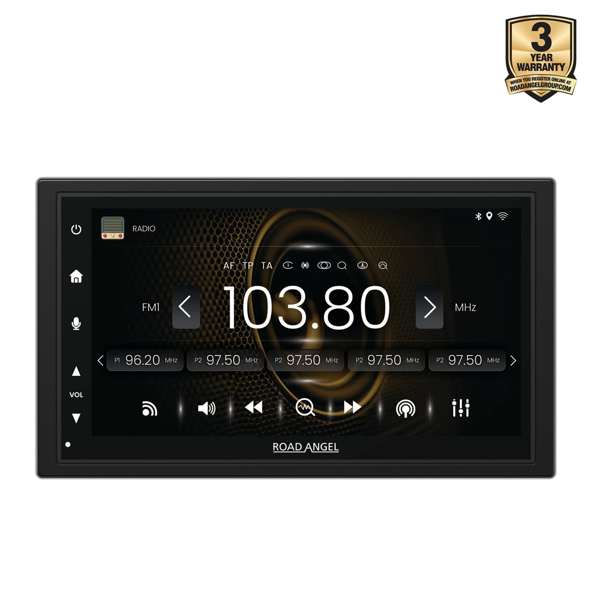 Road Angel Car Stereos Road Angel RA-X722DAB - Car Stereo With 7" Touch Screen Display, DAB+, Bluetooth, Wireless Android Auto & Apple Car Play
