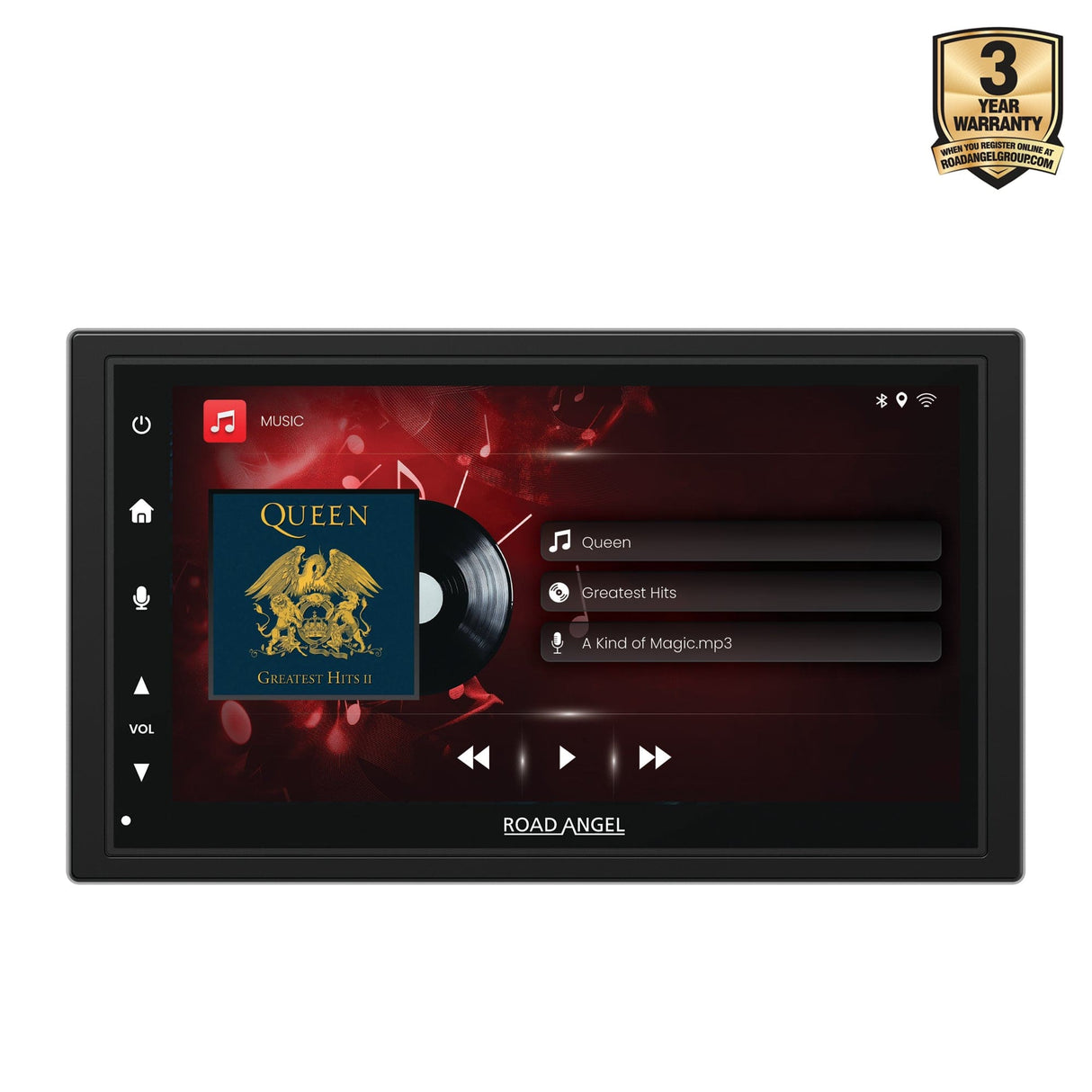 Road Angel Car Stereos Road Angel RA-X722DAB - Car Stereo With 7" Touch Screen Display, DAB+, Bluetooth, Wireless Android Auto & Apple Car Play