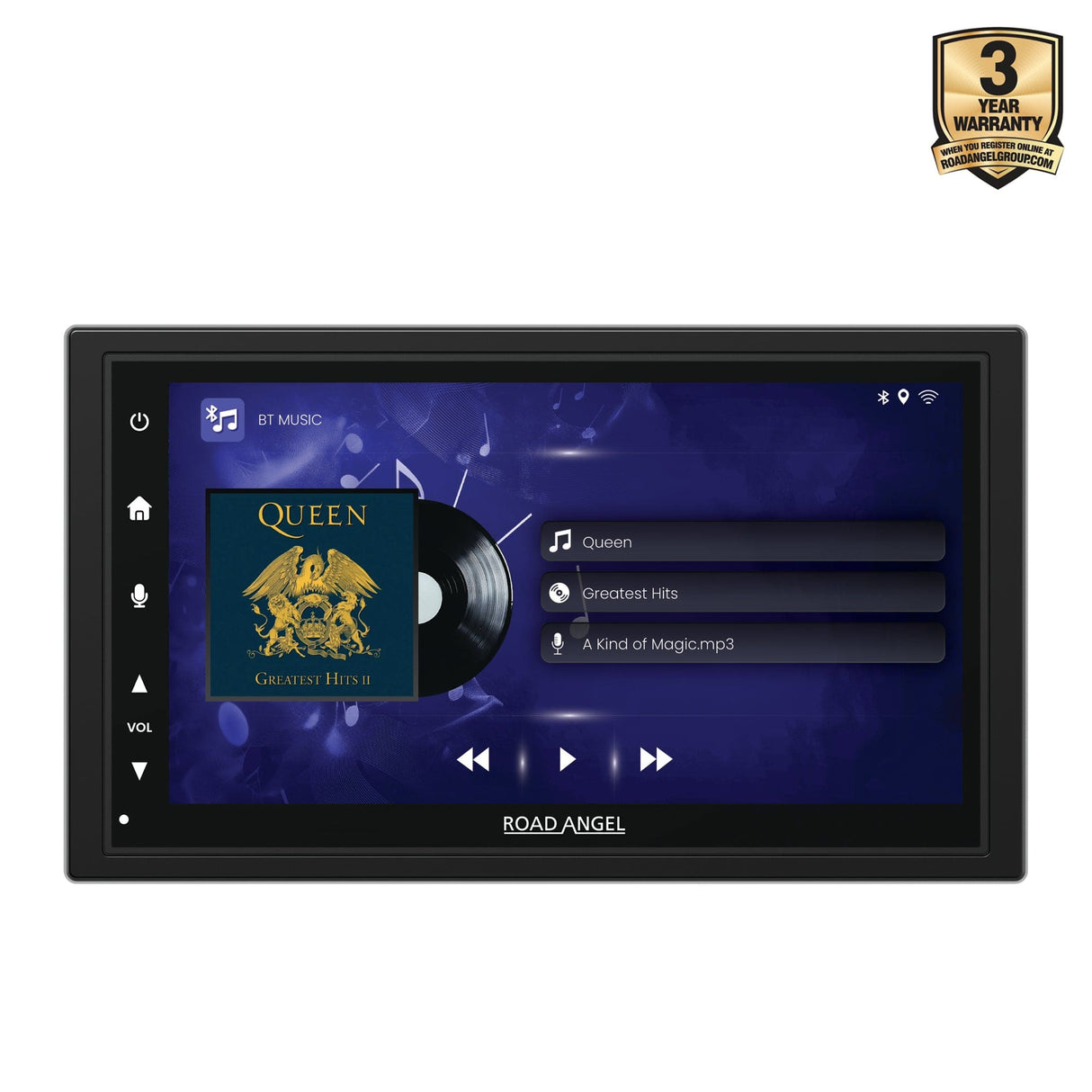 Road Angel Car Stereos Road Angel RA-X722DAB - Car Stereo With 7" Touch Screen Display, DAB+, Bluetooth, Wireless Android Auto & Apple Car Play
