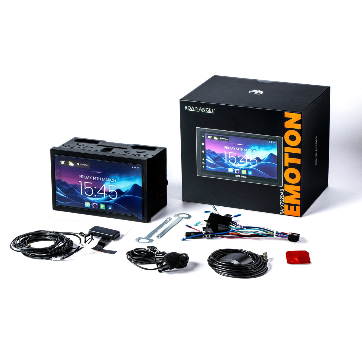 Road Angel Car Stereos Road Angel RA-X722DAB - Car Stereo With 7" Touch Screen Display, DAB+, Bluetooth, Wireless Android Auto & Apple Car Play