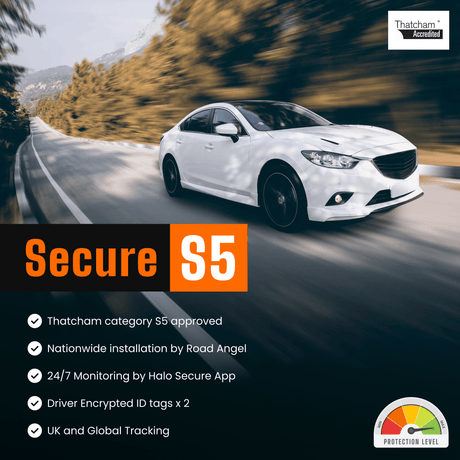 Road Angel Speed Camera Detectors Road Angel Secure S7 | Thatcham category S7 approved Tracker