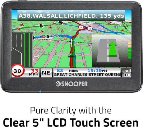 Snooper Sat Navs Snooper S5100 Ventura-Plus Caravan & Motorhome Navigation System with 5" LCD Touchscreen