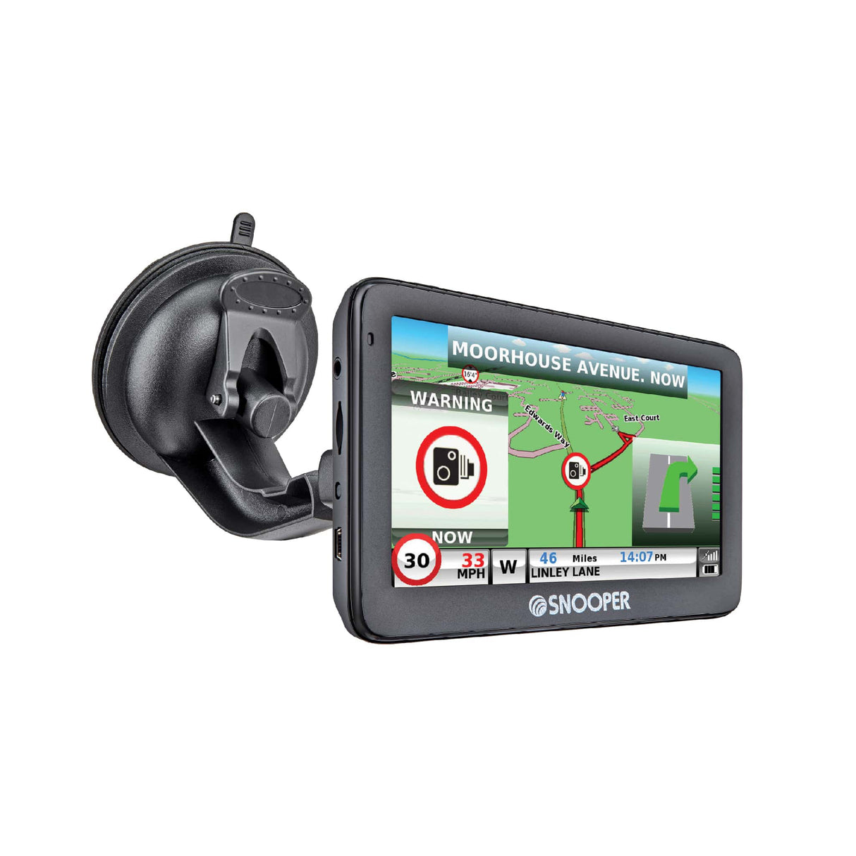 Snooper Sat Navs S5100-Pro Bus & Coach Sat Nav With 5" LCD Touchscreen