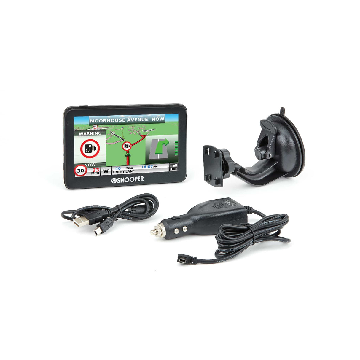 Snooper Sat Navs Snooper S5100-Pro Truckmate Sat Nav With 5" LCD Touchscreen