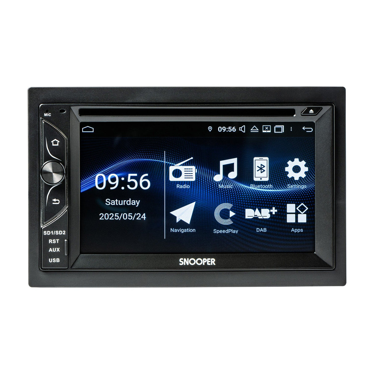 Snooper Double Din Car Stereos Snooper SMH-620DAB Double Din 6.2" Capacitive Touchscreen DVD/CD Multimedia Receiver