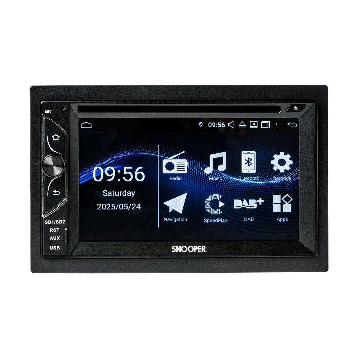 Snooper Double Din Car Stereos Snooper SMH-620DAB Double Din 6.2" Capacitive Touchscreen DVD/CD Multimedia Receiver