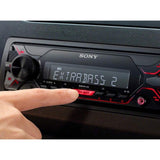 Sony Car Stereos Sony DSX-A210UI Single Din Mechless Digital Media Stereo with USB and Aux