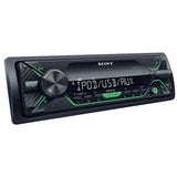 Sony Car Stereos Sony DSX-A212UI Single Din Digital Media Receiver with Green illumination, Aux and USB