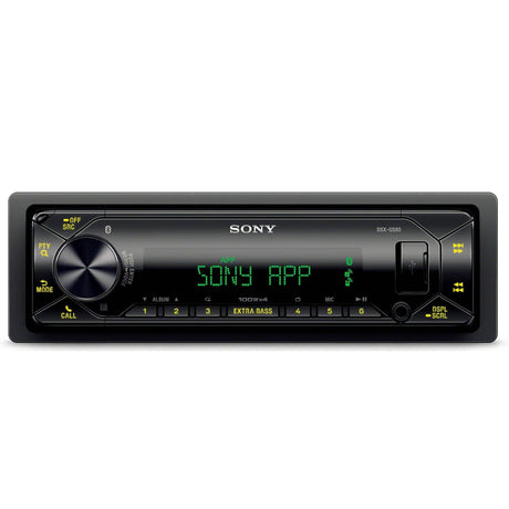 Sony Car Stereos Sony DSX-GS80 High Power Mechless Stereo with Bluetooth, USB, and AUX - 100W x4 Can Also power a Subwoofer