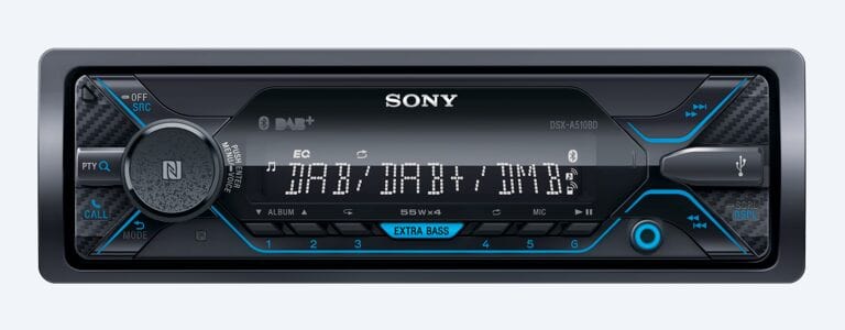 Sony Single Din Car Stereos Sony DSX-A510BD Single DIN DAB Radio Media Receiver Bluetooth Radio Tuner USB AUX