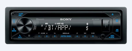 Sony DAB Car Stereos Sony MEX-N4300BT Car Radio with CD, Dual Bluetooth, USB and AUX Connection Hands-Free Calling, 4 x 55 Watts, Blue