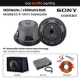 Sony Sony BX10PL-XSW10-XM1ES Single XS-W104ES 10" Subwoofer Performance Bass Package with Ported Enclosure and Amp