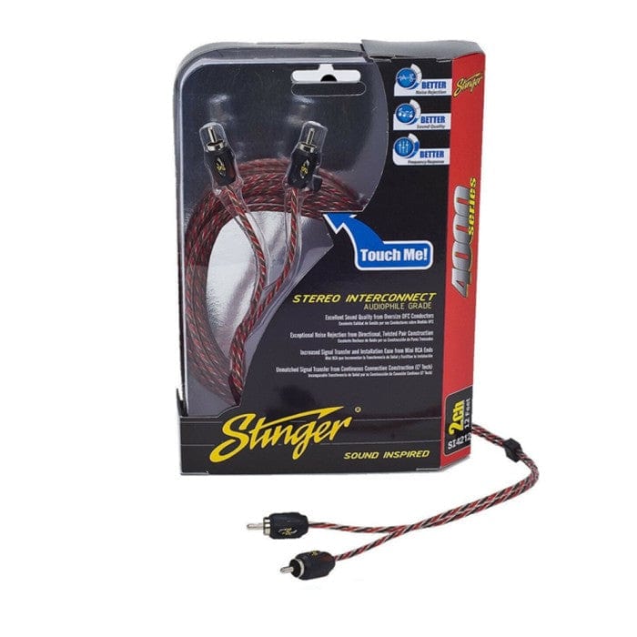 Stinger Fitting Accessories Stinger 4000 Series SI42YF 1 MALE 2 FEMALE Y RCA ADAPTER