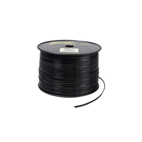 Stinger Stereo Fitting Stinger 18GA BLACK SPEAKER WIRE 1000FT SPOOL - SSVLS181B