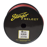 Stinger Stereo Fitting Stinger 8GA MATTE RED POWER WIRE - SSVLP8R