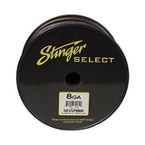 Stinger Stereo Fitting Stinger 8GA MATTE BLACK POWER WIRE - SSVLP8BK