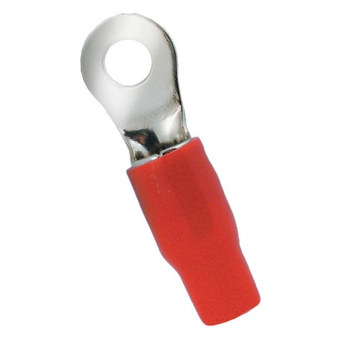 Stinger PRO Series 4 Gauge Ring Terminals – Shock-Krome Black Boot (5/16" Terminal)