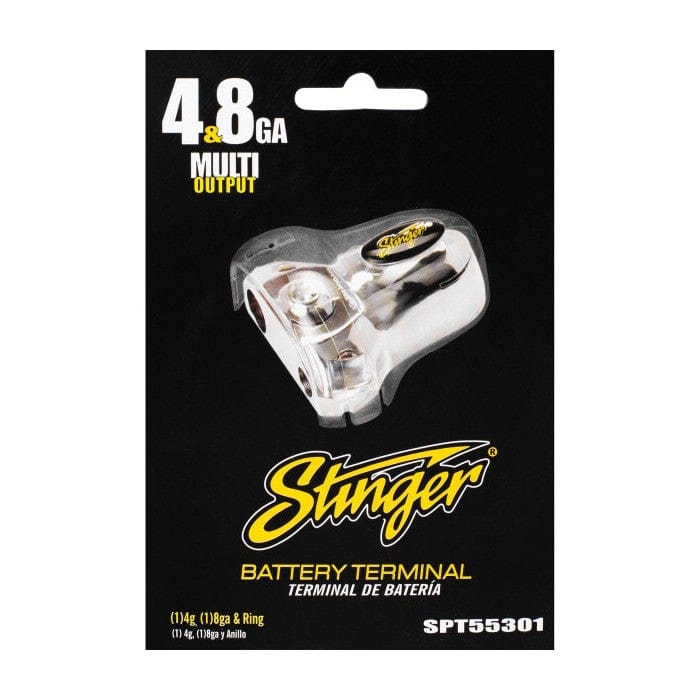 Stinger Fitting Accessories Stinger SPT55301 DUAL BATTERY TERMINAL 1 RING TERM 1 8GA 1 4GA INPUTS