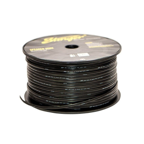 Stinger Amp Wiring and Fitting Parts Stinger SPW516BK 16GA SPEAKER WIRE - BLACK