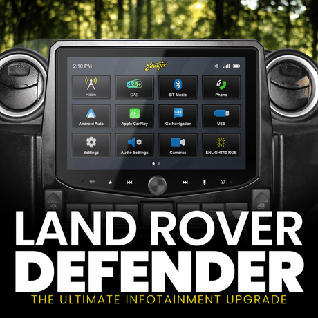 Stinger Car Stereos Stinger HORIZON10 iX210E-LR1 10" Touch Screen Land Rover Defender 2007-2016