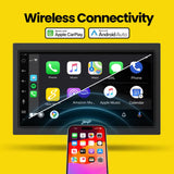 Stinger Double Din Car Stereos Stinger IE268E Double DIN Stereo 6.8" HD Touchscreen Wireless Apple CarPlay and Android Auto
