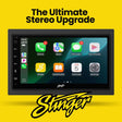 Stinger Double Din Car Stereos Stinger IE268E Double DIN Stereo 6.8" HD Touchscreen Wireless Apple CarPlay and Android Auto