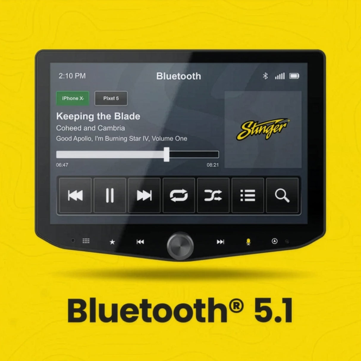 Stinger Car Stereos Stinger IX210E-FT1 Fiat Ducato 7 Series 10" Integrated Multimedia System