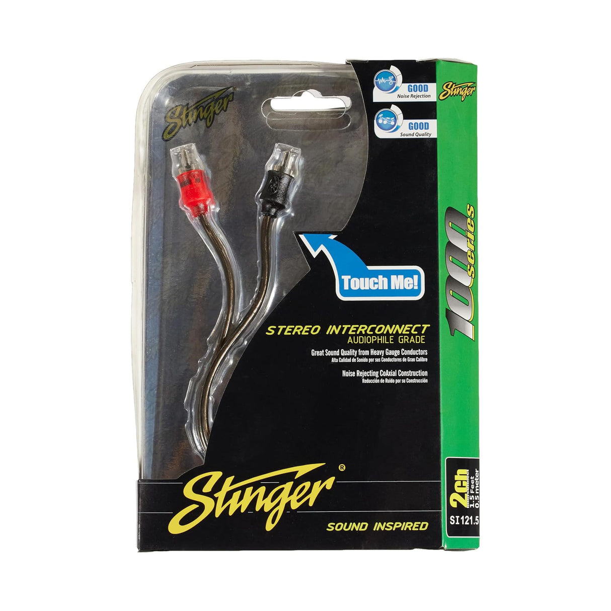 Stinger Speaker Cable Stinger SI121.5 2-Channel Stereo Interconnect Cable