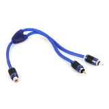 Stinger Speaker Cable Stinger SI62YM 2 Male to 1 Female Y Adapter Interconnect Cable